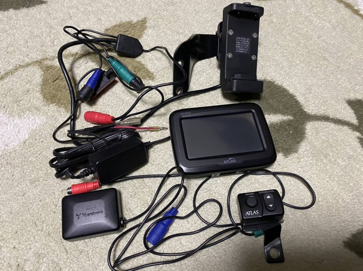 ユピテル MCN46si ATLAS YUPITERU ポータブルナビゲーション ハーレー