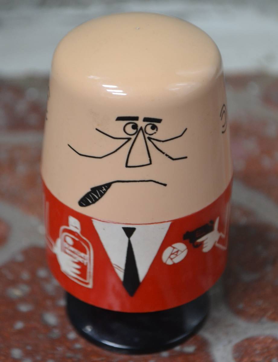 T▽【レア】当時物　1970年代　サントリー　アンクル・トリス　楊枝入れ　コレクション　貴重品_1