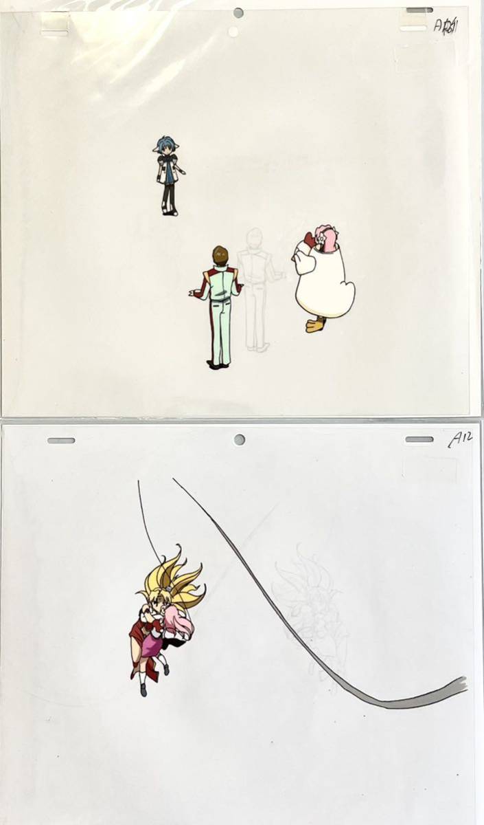 アニメ「ギャラクシーエンジェル」セル画6枚セット