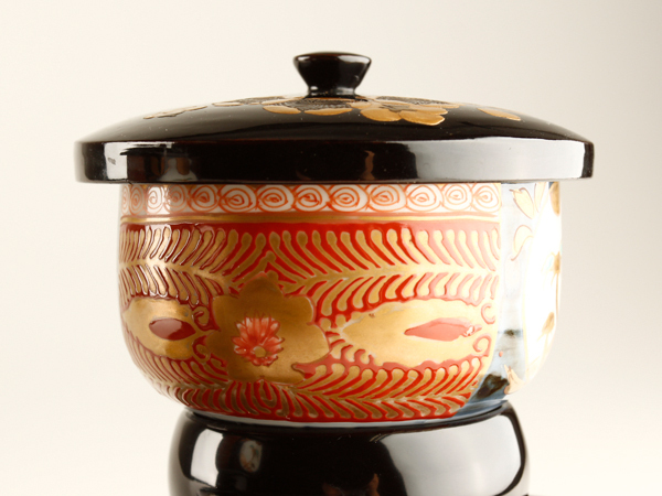 共箱 薄茶器 漆芸 棗 | 茶道具 中棗 漆器 芽柳蒔絵 中