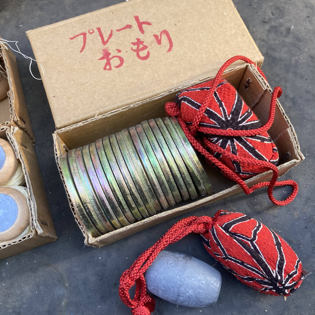 組紐 組玉 おもり 中古 伝統工芸 組紐道具 手組紐 組紐玉 組ひも玉 木