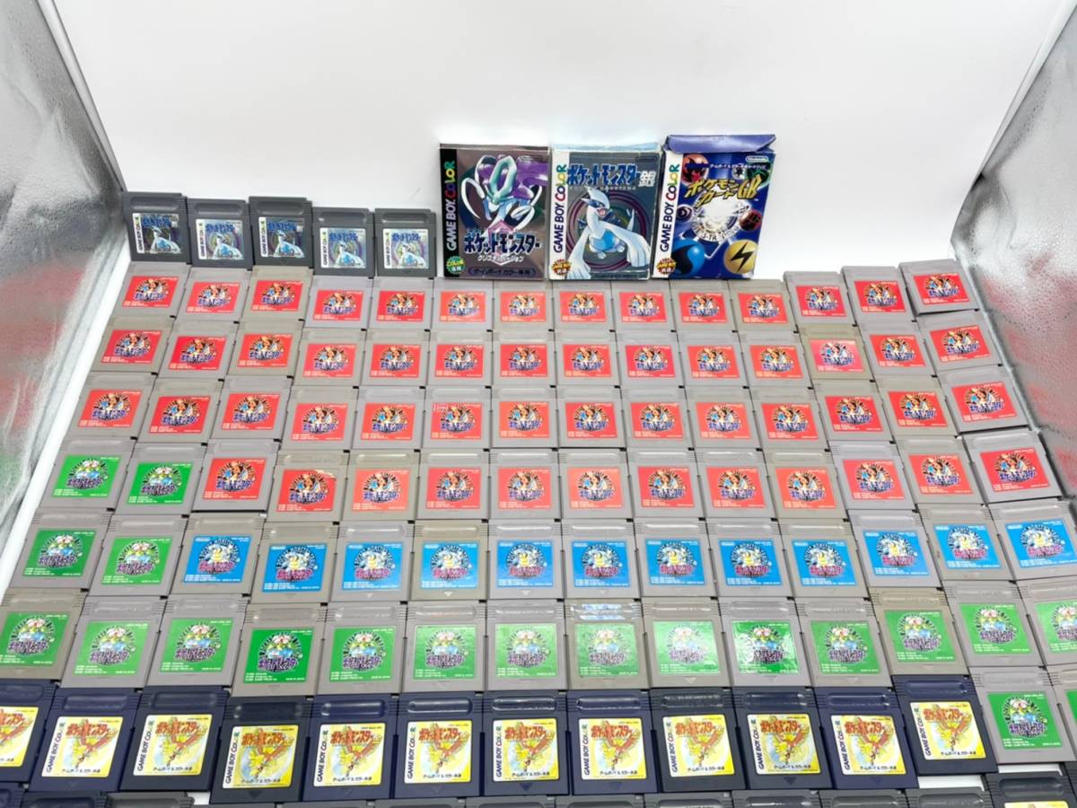 中古品　空箱多め　ポケットモンスター　ゲーム　空箱　まとめ売り　赤　金銀　など ポケモンカード 空箱のYahoo!オークション(旧ヤフオク!)の相場・価格を