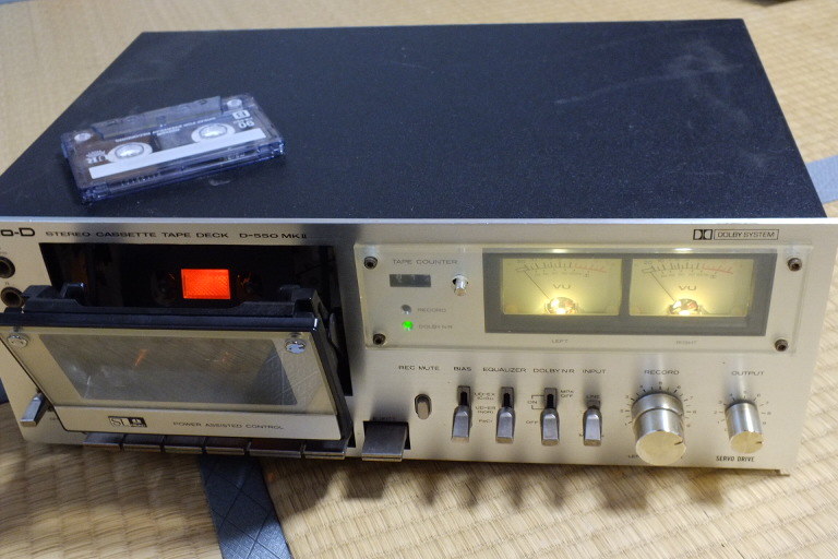 D-550 カセットデッキ MKII 希少 日立Lo-DカセットデッキD-550 O