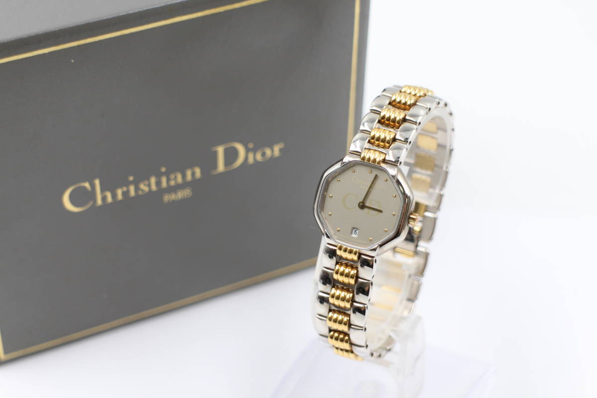 電池交換済み　稼働品　Christian Dior 48.203　クオーツ腕時計 電池交換済み Christian Dior/クリスチャンディオール 48.203 クォーツ