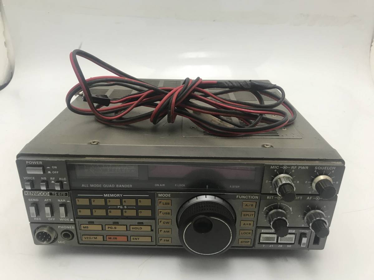 ☆【現状出品】【動作未確認】KENWOOD/ケンウッド TS-670 ALL MODE 