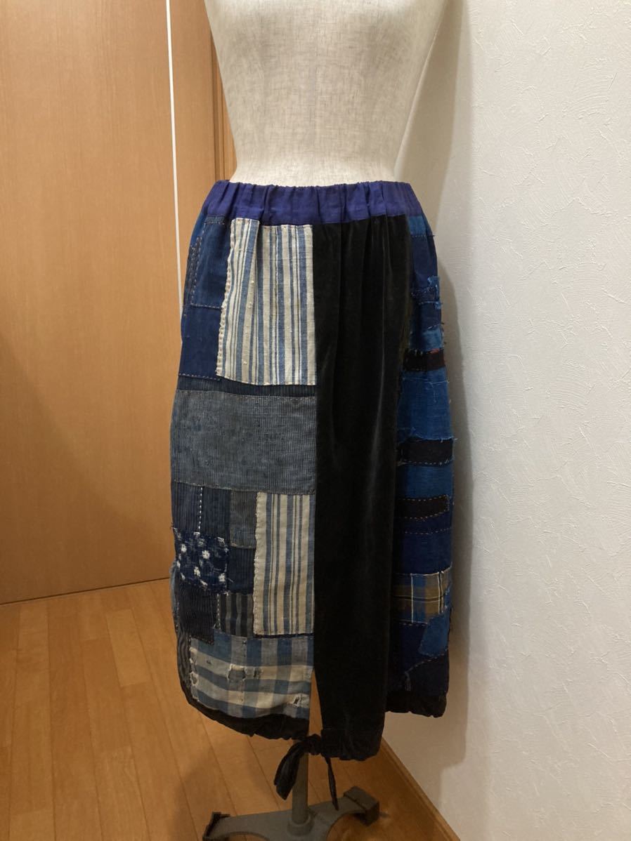 古布 襤褸 別珍 スカート(ロングスカート)｜売買されたオークション 