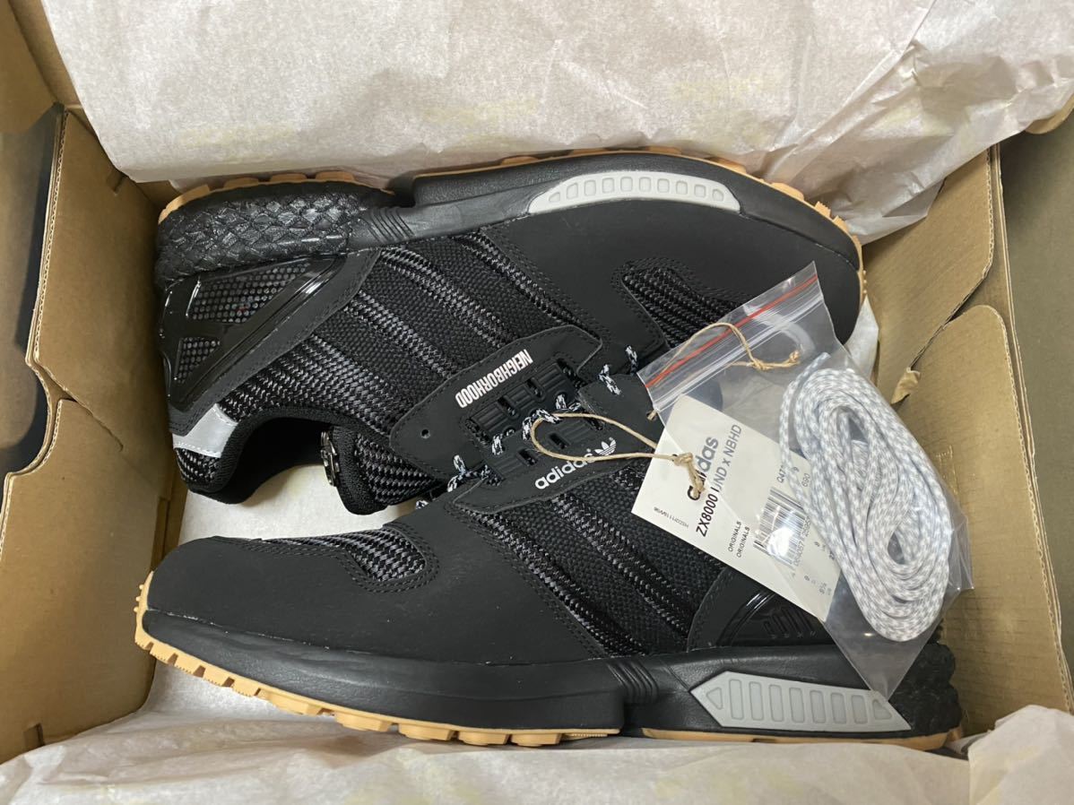 新品未使用 NEIGHBORHOOD × UNDEFEATED ADIDAS ZX8000 BLACK US9.5 27.5cm アディダス ネイバーフッド アンディフィーテッド UNDFTD