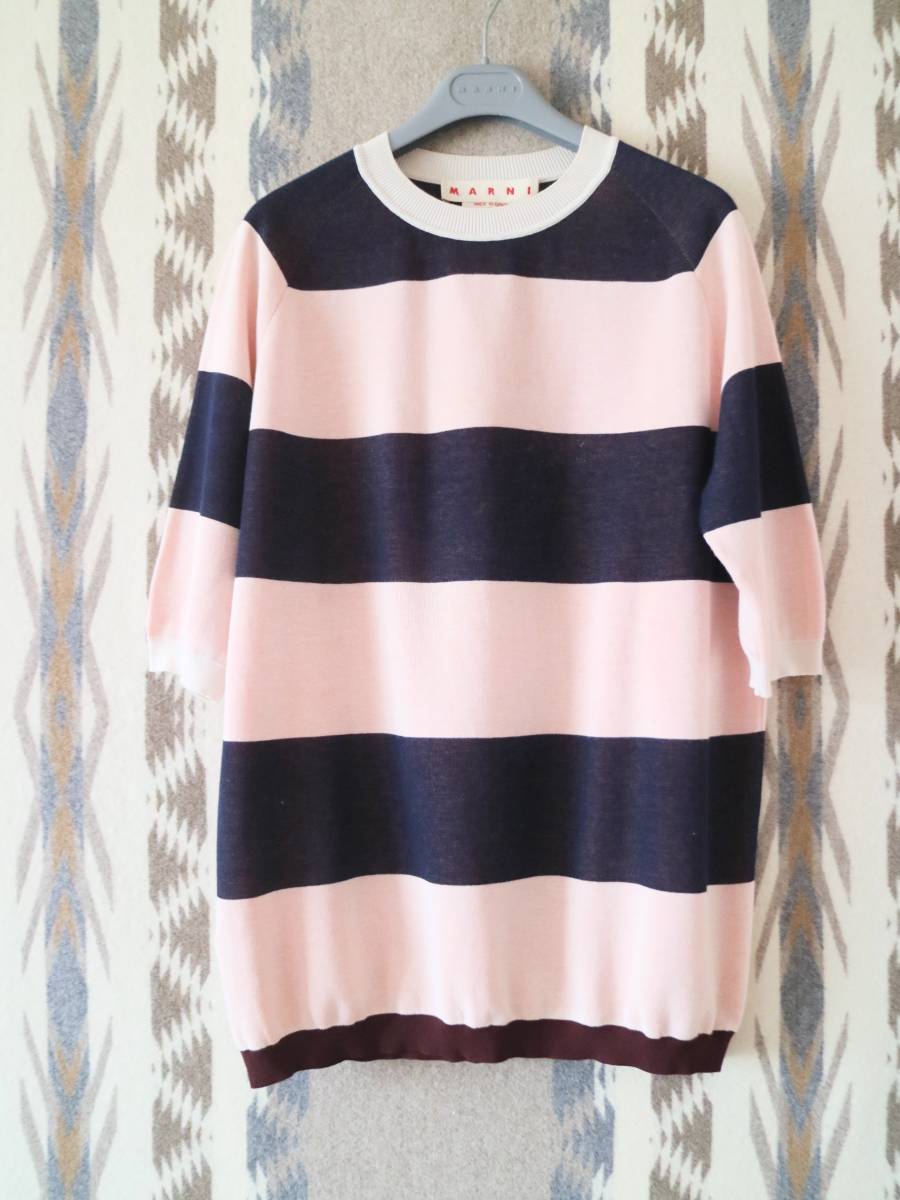 MARNIマルニ 極柔コットン 半袖ニット トップ(トップス)｜売買された ...