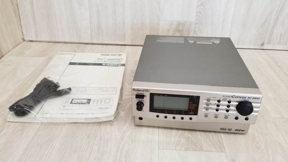 043S10□Roland 音源モジュール SC-8850□ ホビー、カルチャー DTM
