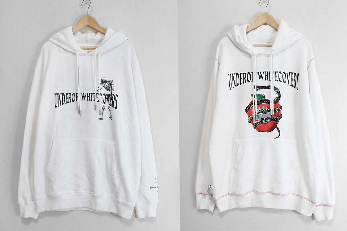 UNDERCOVER × OFF-WHITE ◇ 19AW Skeleton Rvrs Hoodie リバーシブル 