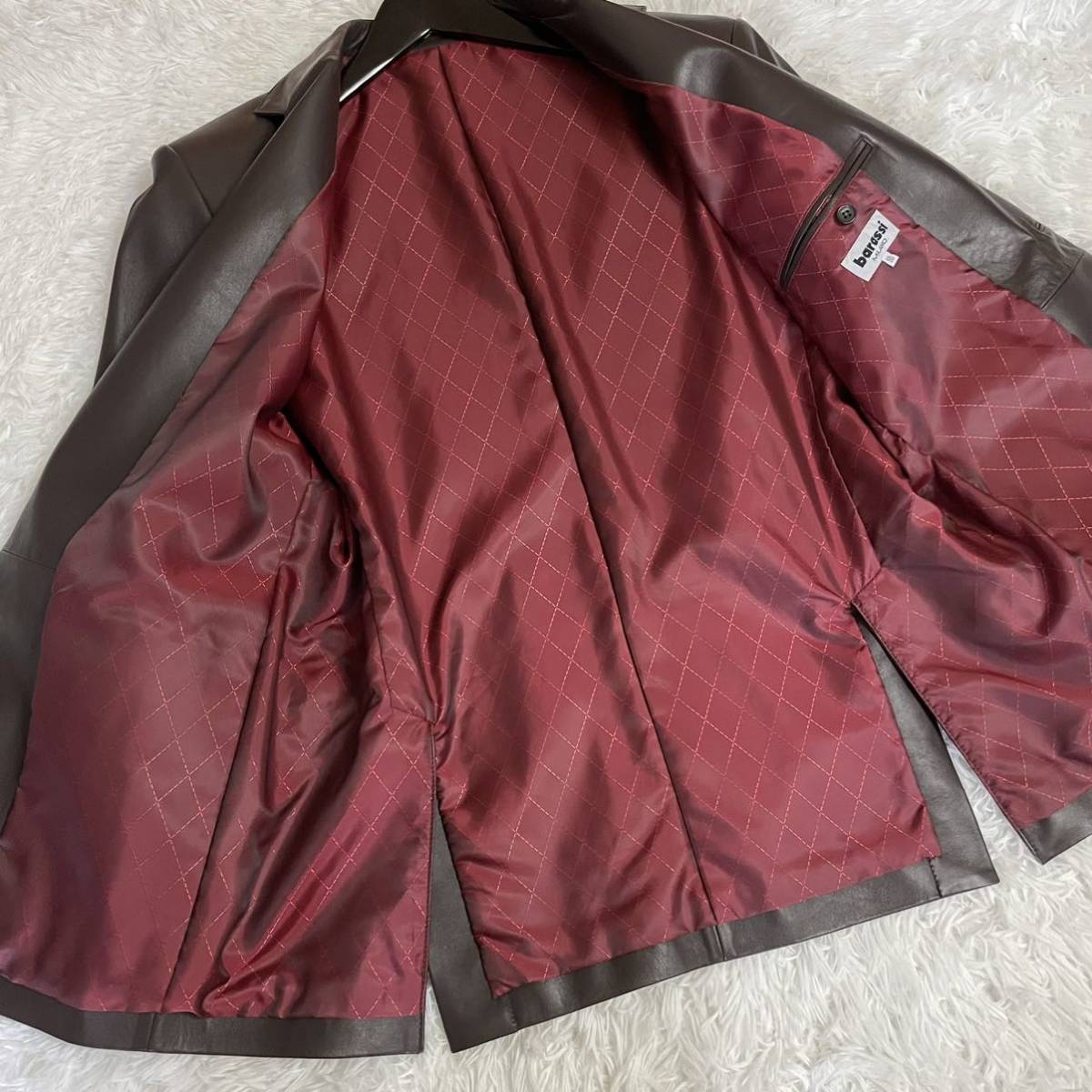 BARASSI ラムレザージャケット 羊革