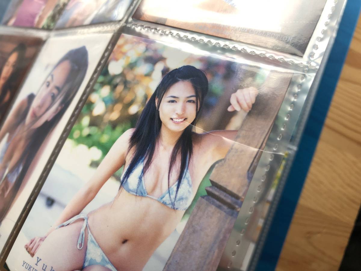 川村ゆきえ「サンタコスチューム」トレーディングカード全５種セット（美品） 川村ゆきえ PRODUCTIION‐J 57種類セット クリアファイル付 グラビア