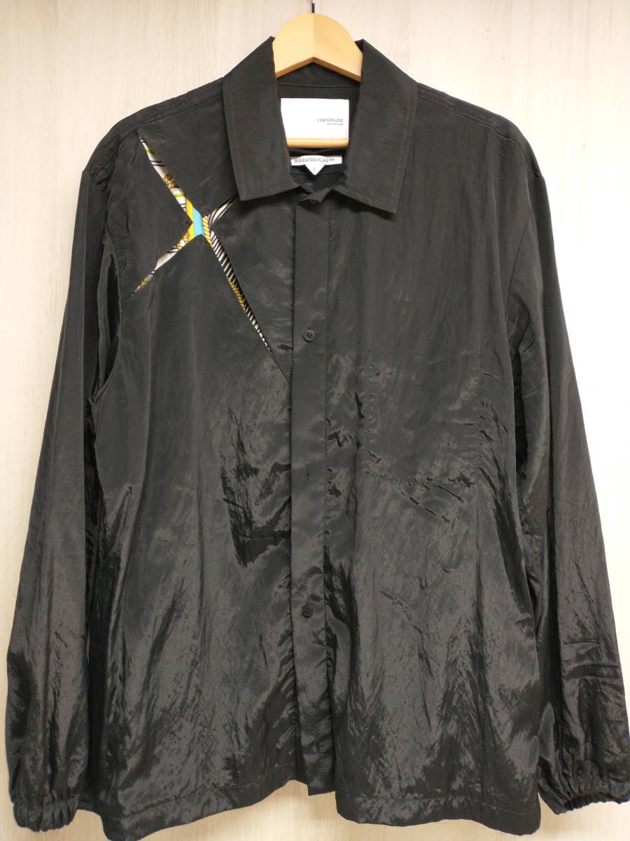 yoshio kubo GROUNDFLOOR BIG-CATCH FLAG SLASH SHIRTS BLOUSON シャツ 