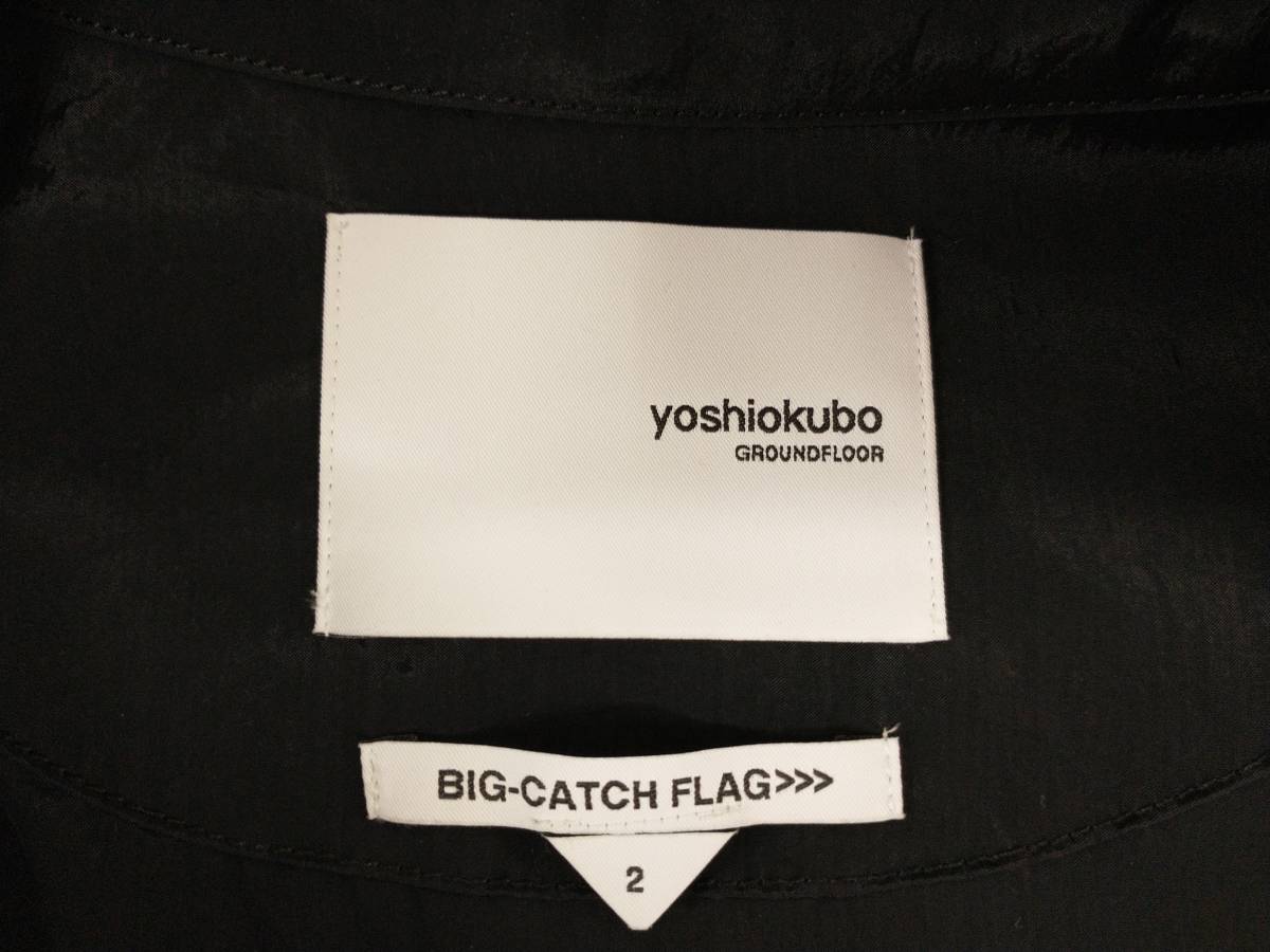 yoshio kubo GROUNDFLOOR BIG-CATCH FLAG SLASH SHIRTS BLOUSON シャツ 