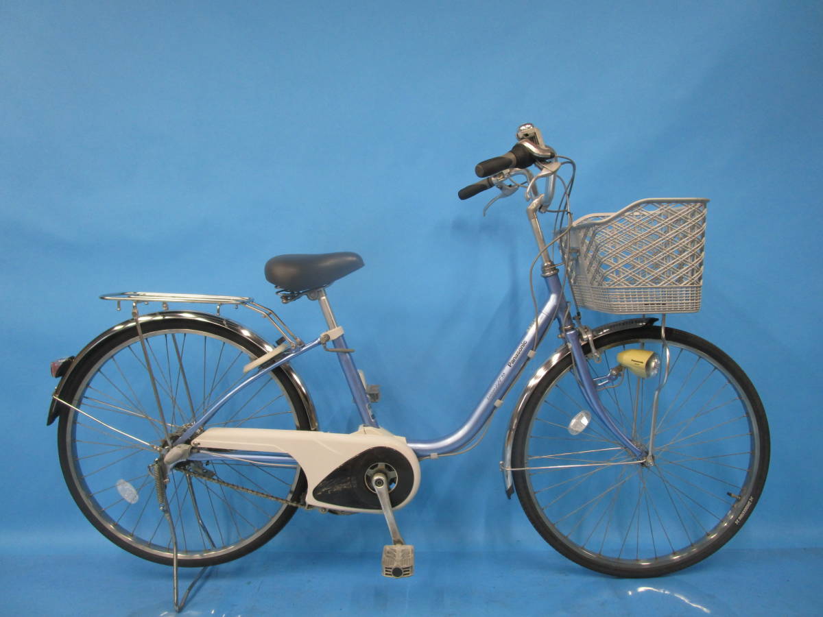 ☆大阪西淀☆ パナソニック リチウムビビ SS 電動自転車 アシスト 3段 26インチ PANASONIC VIVI 中古 ◎近畿限定◎ a01_1