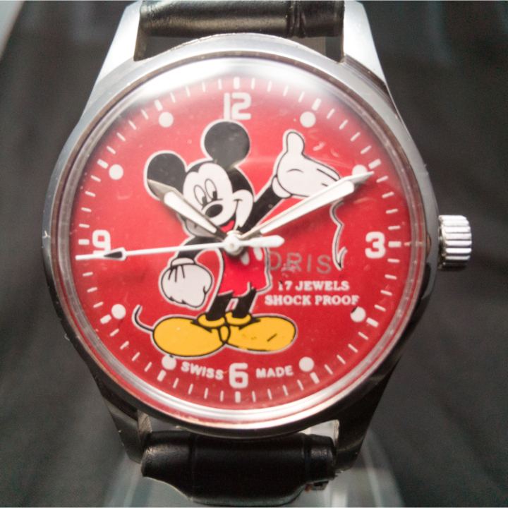 ☆美品/☆ORIS/オリス/☆ミッキーマウス/カワイイ/1970'S/機械式手巻き
