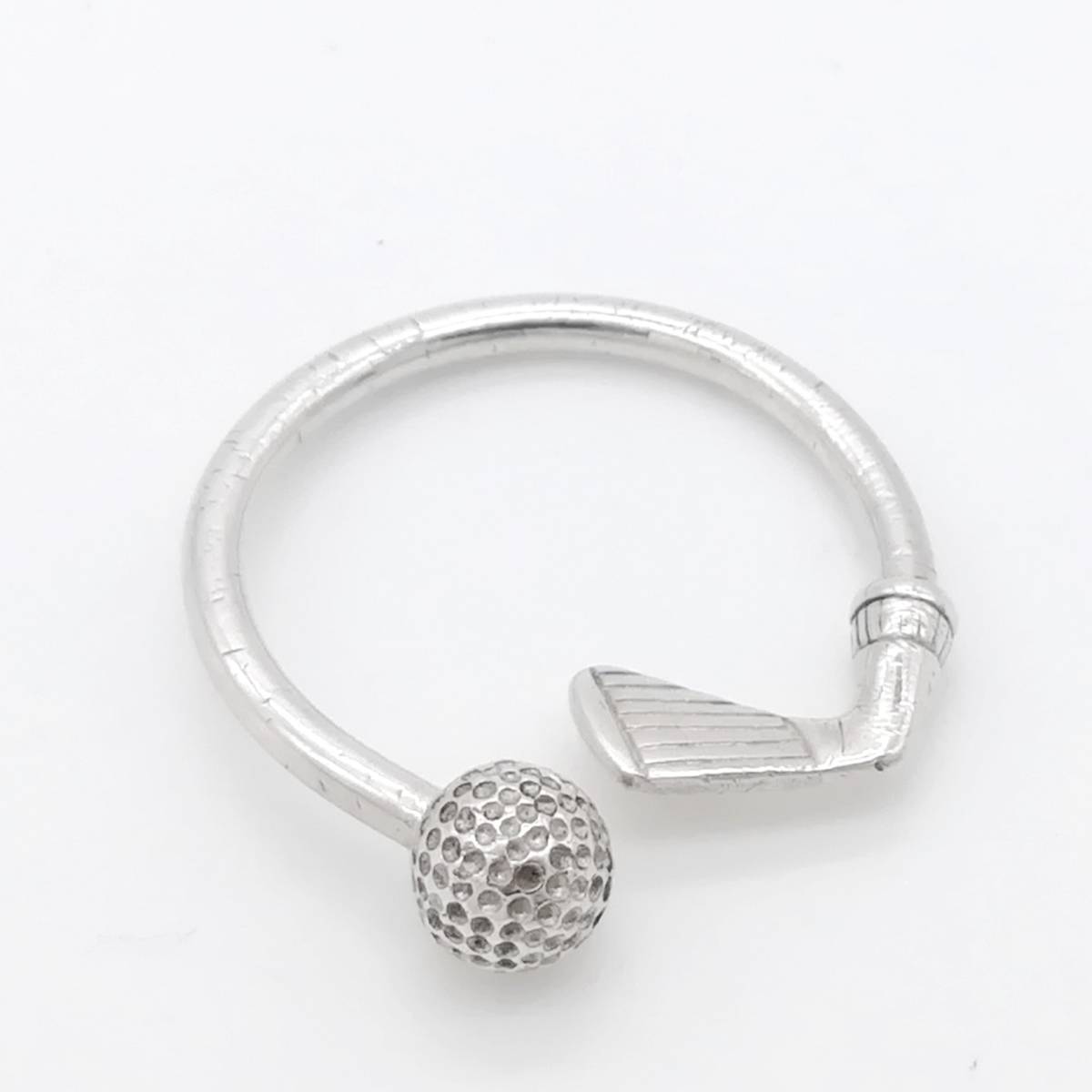 限定セール，本物保証 Tiffany&Co. ヴィンテージ ティファニー ゴルフ シルバー キーリング SV925 ボール パッド uu21(ティファニー)｜売買されたオークション情報、yahooの商品情報をアーカイブ公開 - オークファン ティファニー