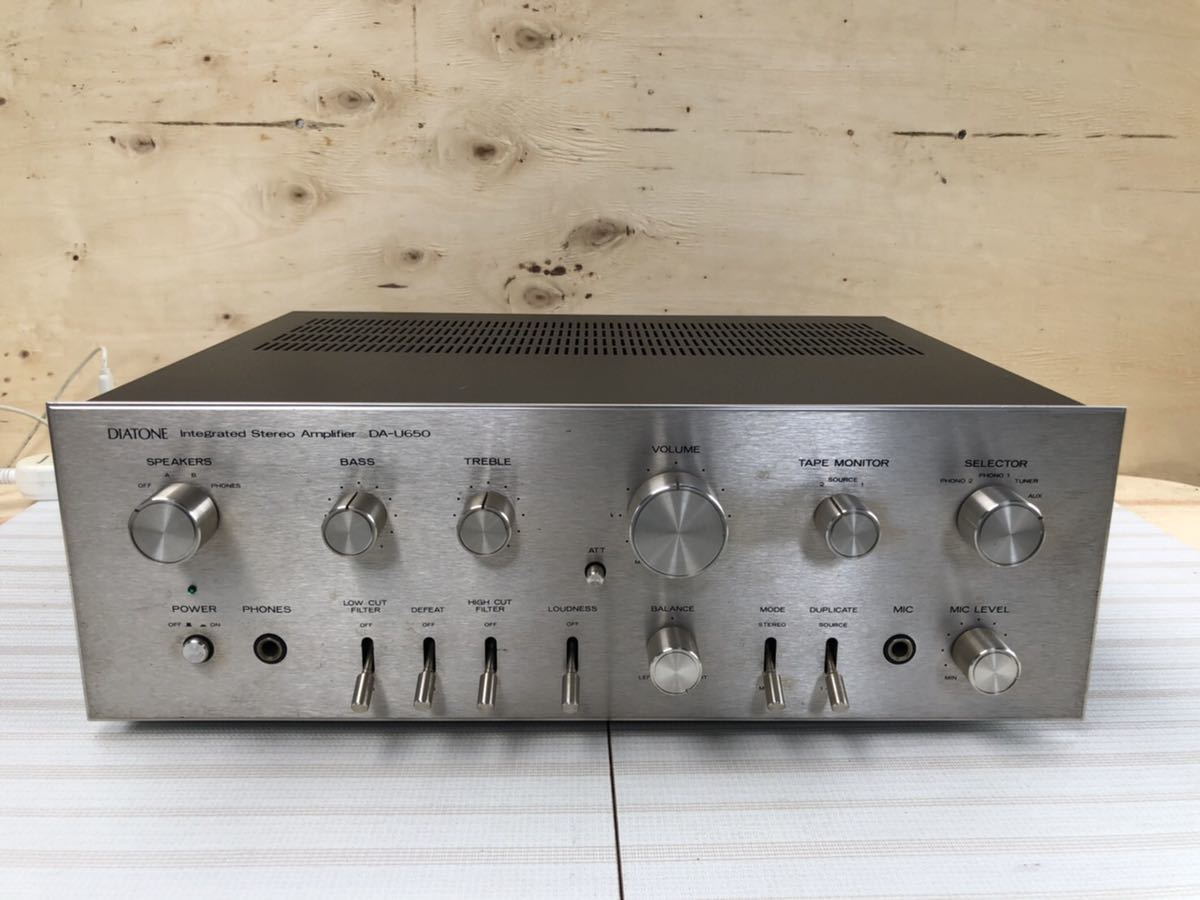 プリメインアンプ DA-U650 DIATONE DIATONE ダイヤトーン DA-U650