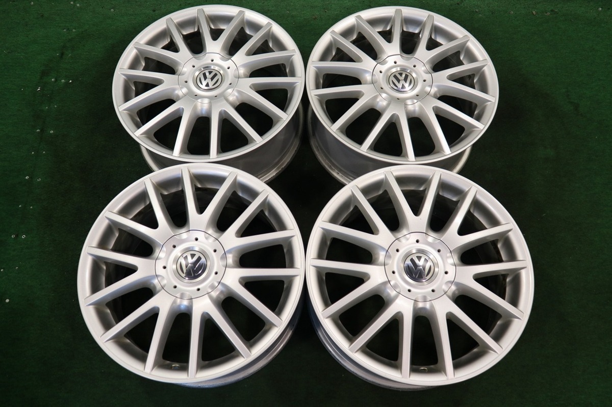 7536◆ VW フォルクスワーゲン ゴルフ ヴァリアント 純正17インチ パッと見きれいな4本セット