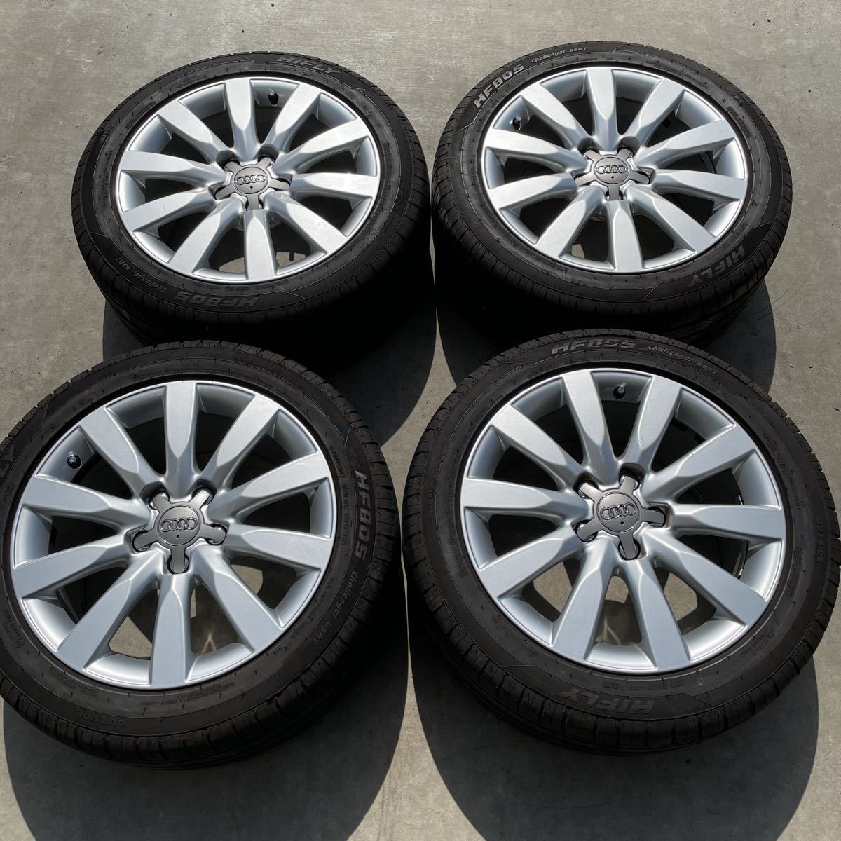 美品　アウディA4アバント　純正ホイールタイヤセット　245/45R17 HIFLY 2020年製造　8J×17ET47