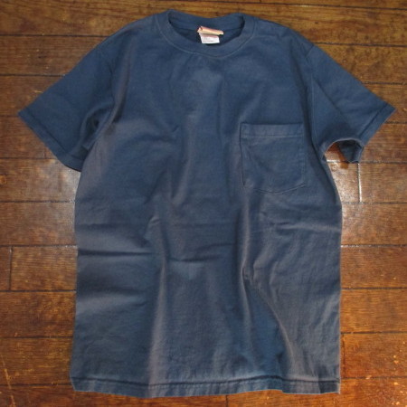 SALE！2021年カスタムモデル！ＵＳＡ製！ＧＯＯＤＷＥＡＲ（ＵＳＡ）７，２オンス！ヘビーウエイト・ポケットＴ（Ｓコバルト：Ｍサイズ）