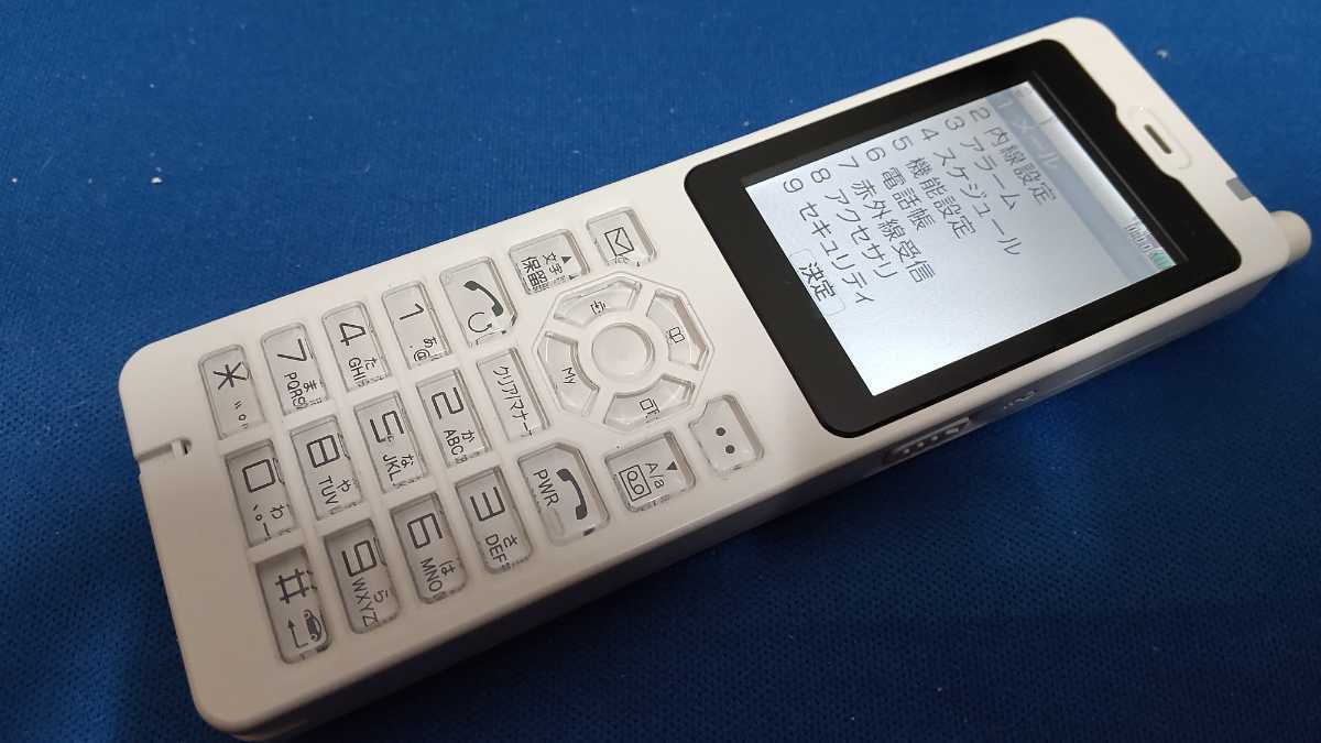 Y!mobile Willcom WX01J R ＃YW081 日本無線 PHS 簡易動作確認＆簡易清掃＆初期化OK 送料無料 一応JUNK Bluetooth 子機 概ね良好