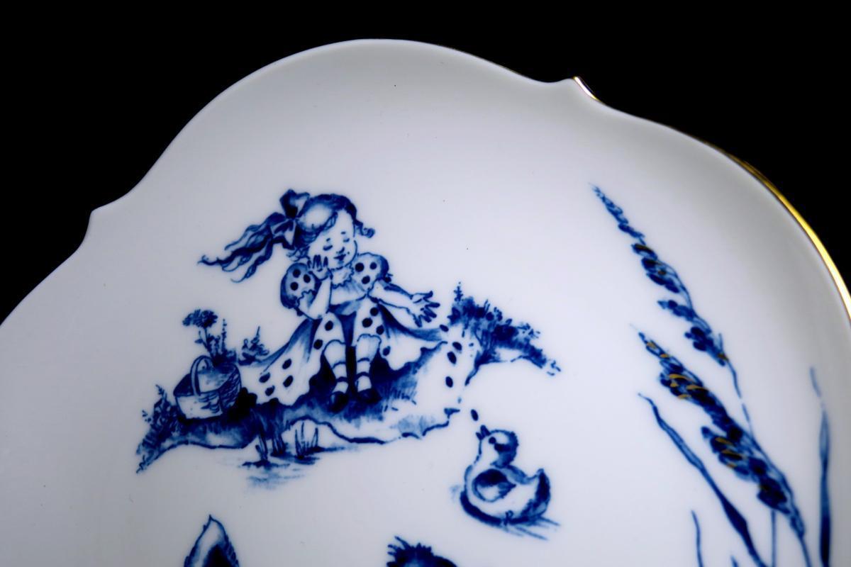 □マイセン 「アヒルがみんな」 2000年・メモリアルプレート 〈同