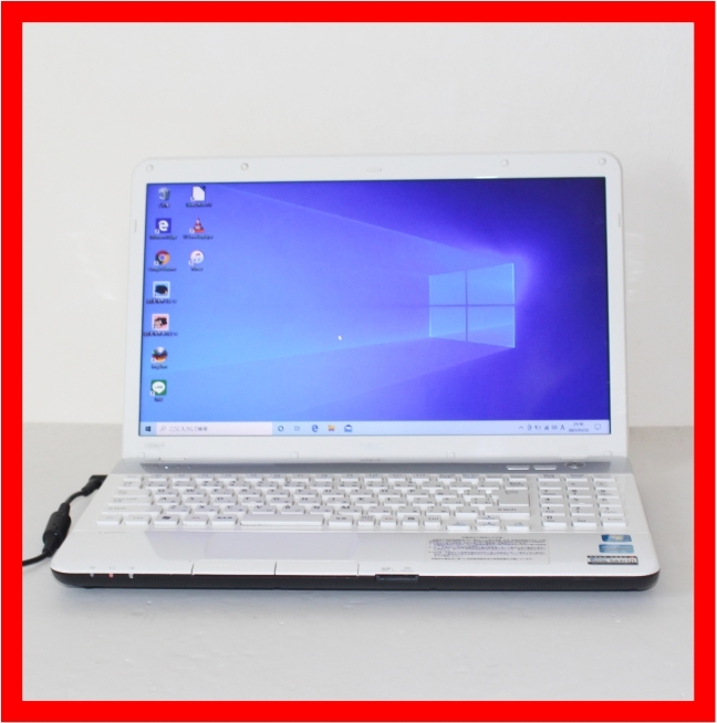 【ジャンク】NEC PC-LS550FS6W エクストラホワイト（ブルーレイディスク搭載）　