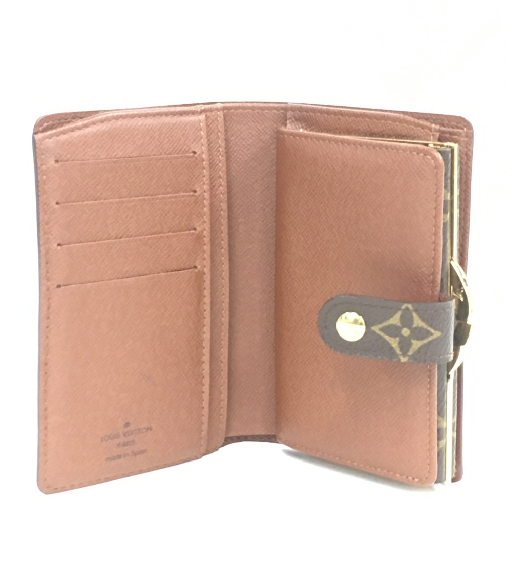 ルイヴィトン 2つ折り財布 がま口 ポルトフォイユ ヴェイノワ