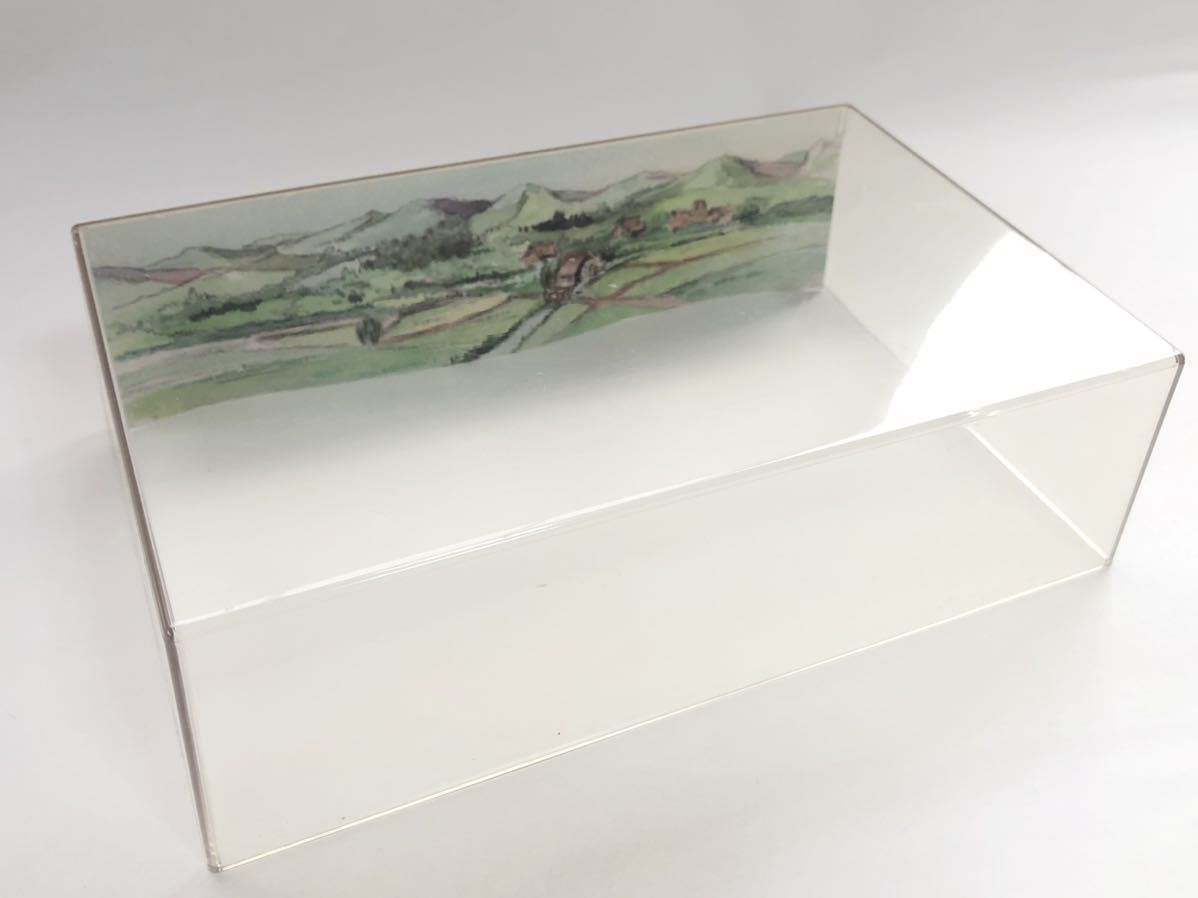 ジャンク品] 箱庭風 ミニラマ旅シリーズ MK-1 山間の田園風景 完成品