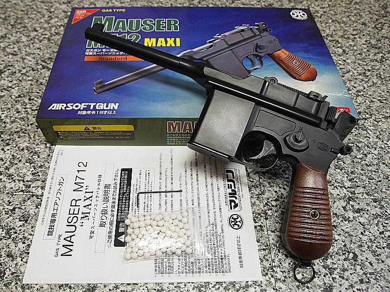 【セール，2026】 マルシン 固定ガスガン モーゼル M712 6mmBB MAXI / MARUSHIN Mauser(ガスガン)｜売買されたオークション情報、yahooの商品情報をアーカイブ公開 - オークファン ガスガン