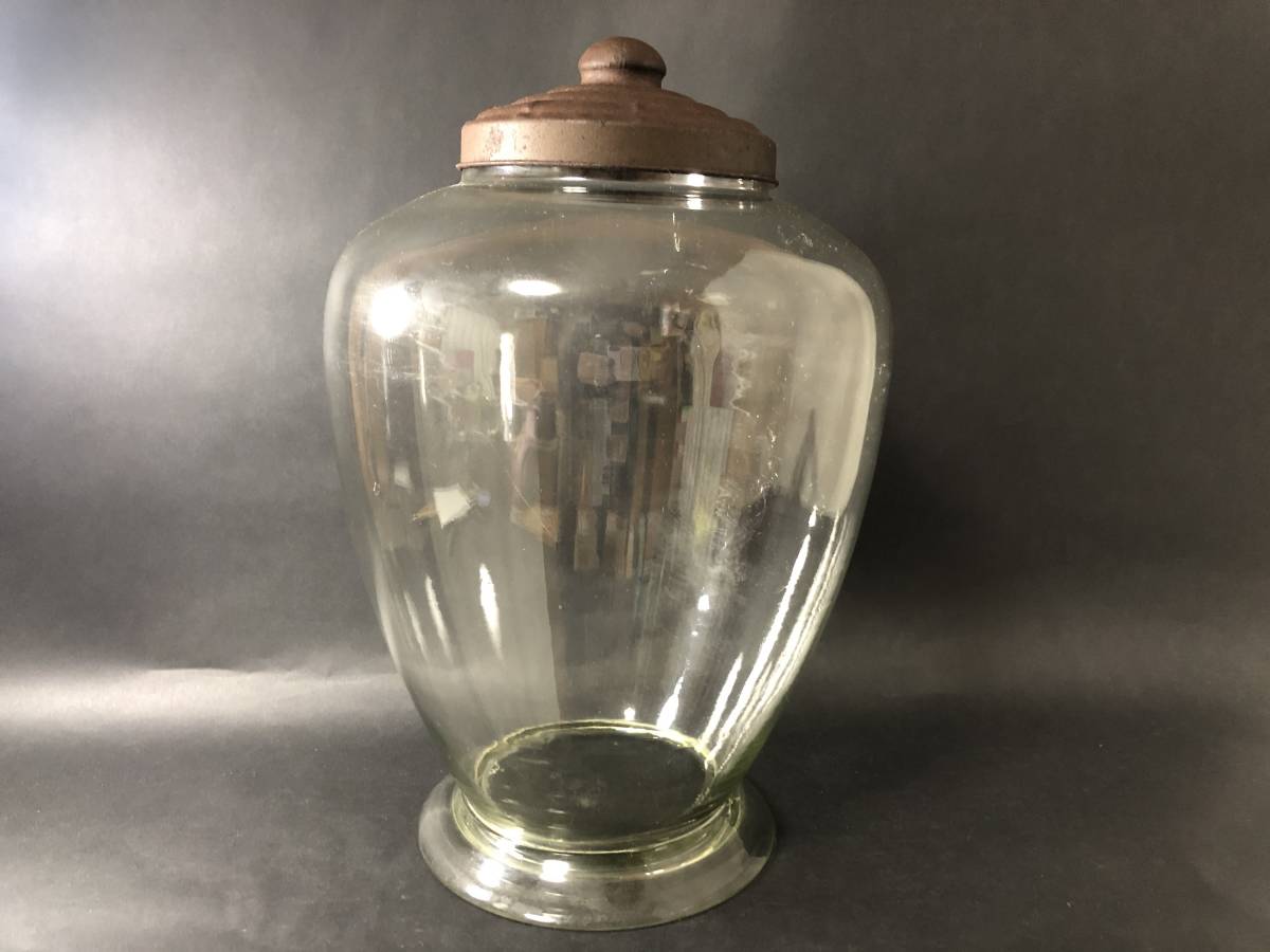 昭和レトロ お菓子ガラス瓶 駄菓子屋ガラス瓶