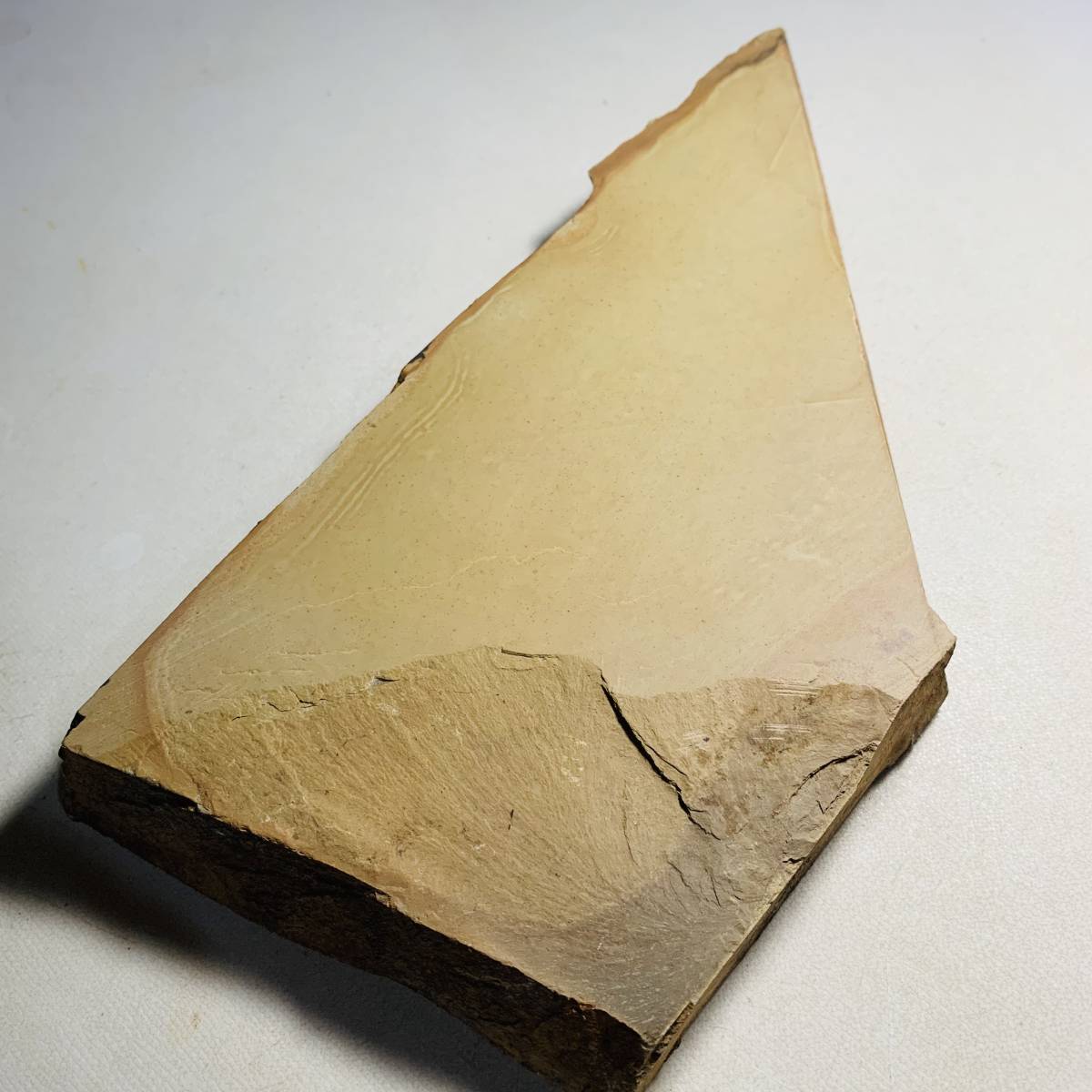 天然砥石 正本山 中山 枯れ色 極上品 1068g 仕上げ砥石 ／ 鉋鑿大工道具