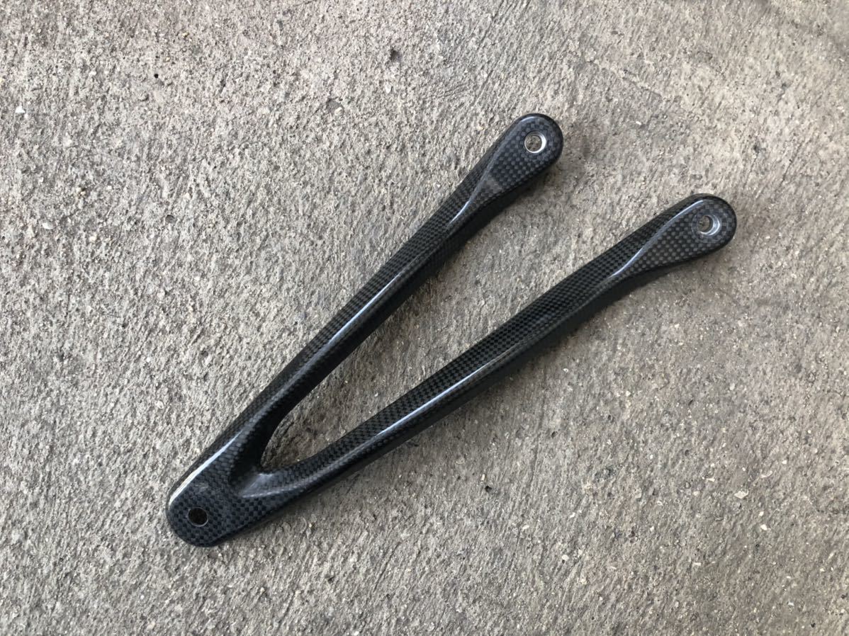 ZX-6R アクラボビッチ カーボンマフラーステー 