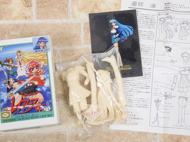 未組立!! マジックナイト レイアース 龍咲海 1/8 ガレージキット 海洋