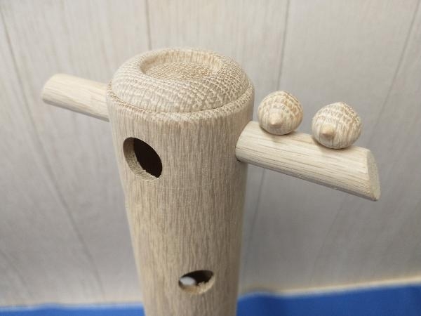 北のクラフト 三浦木地 森のさえずり 30cm 三浦忠司 木のおもちゃ ナラ