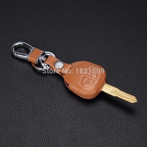 新しいデザイン本革カバー財布キーリモートケース用三菱アウトランダーasxコルトランサーグランディス*_2