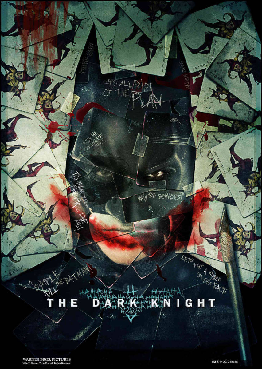 ダークナイト 映画ポスター : - Dark DARK KNIGHT 映画 ジョーカー