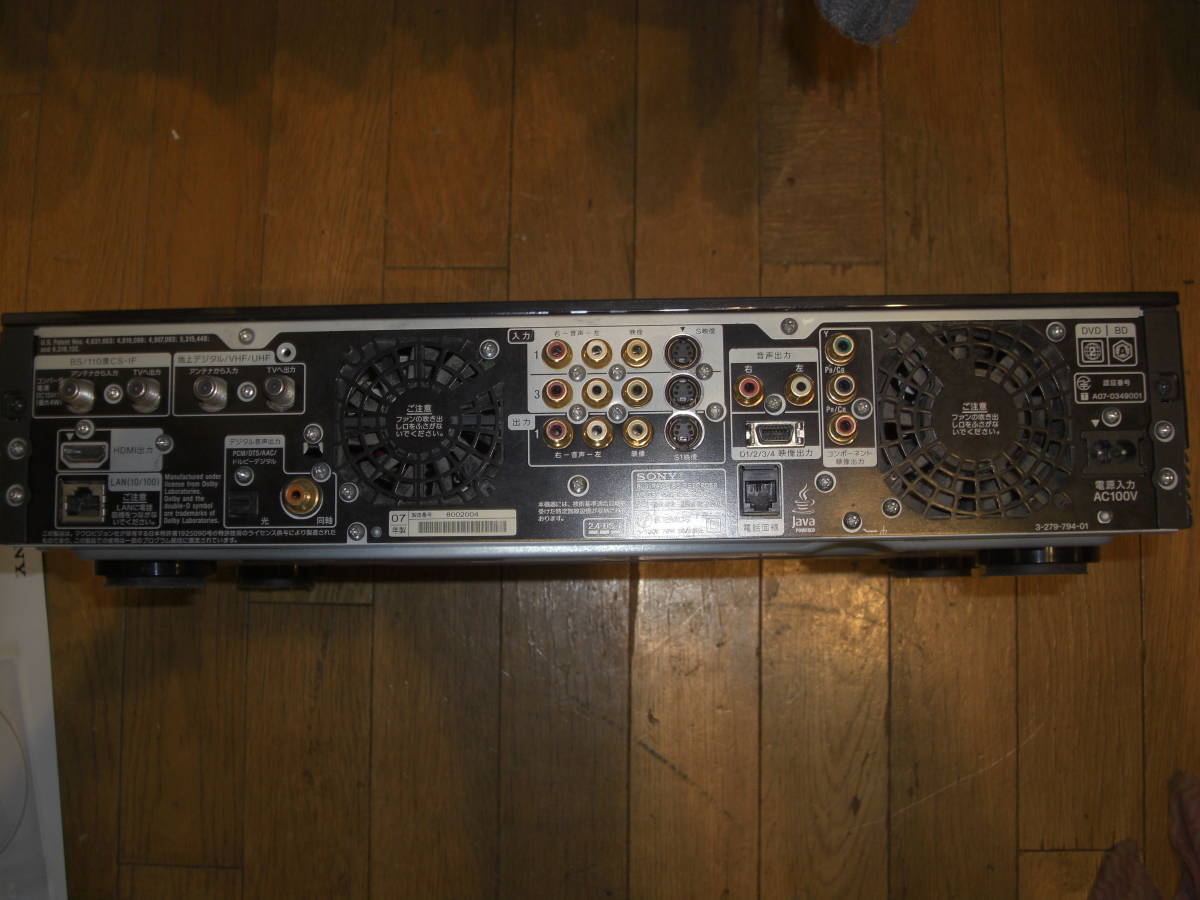 SONY BDZ-X90 ブルーレイディスクレコーダー BDZ-X90 SONY ソニー