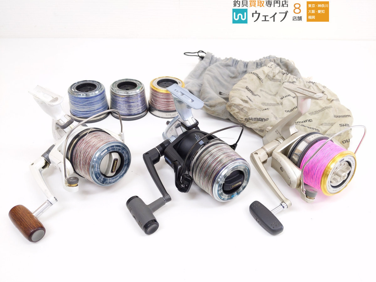 シマノ スーパーエアロ 0 等計3個中古 SHIMANO GT 7000(替えスプール