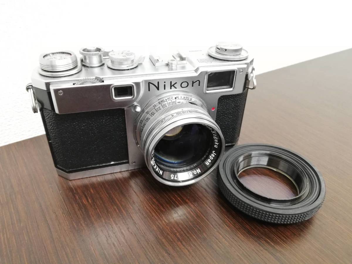 2558 ☆希少☆ Nikon ニコン S2 NIKKOR-S・C 1:1.4 F=5cm 50mm レンジ