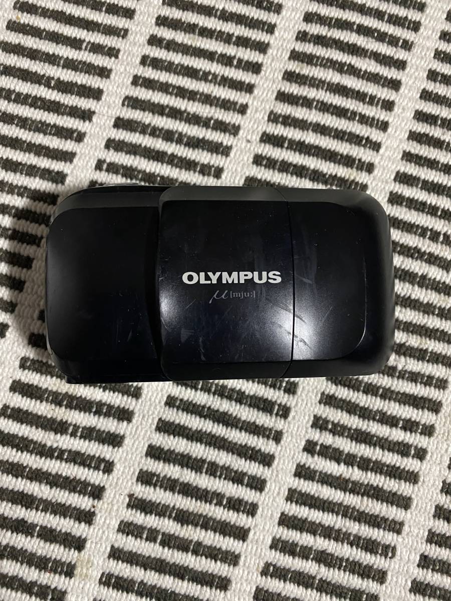 さ*中様 初代 OLYMPUS μ[mju:] 【通電確認 ジャンク品】 オリンパス