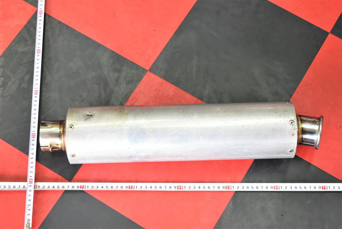 1円スタート!!【バブリーw】 オーバー USA アルミ サイレンサー OVER