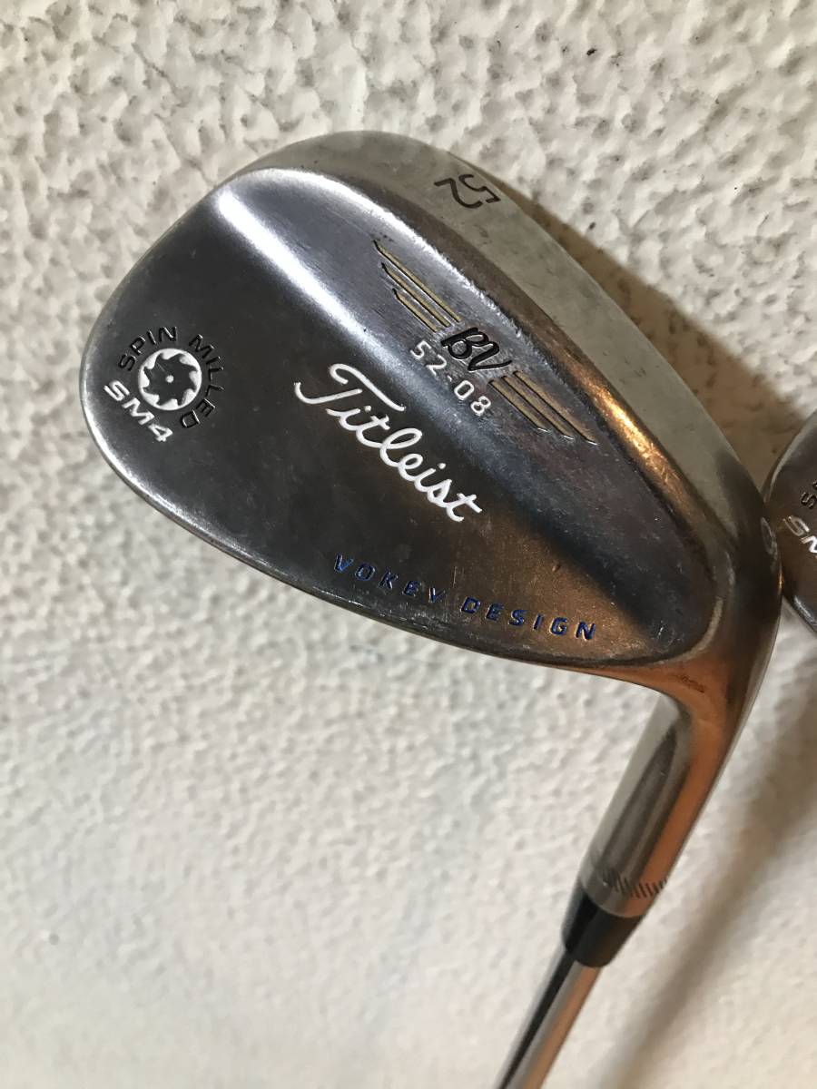 タイトリスト Titleist VOKEY SPIN MILLED SM4 ウェッジ□52°/56° 2本