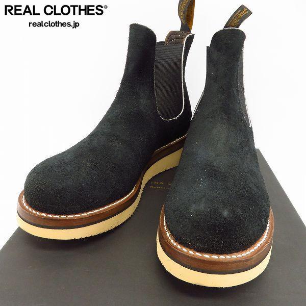 ROLLING DUBTRIO/ローリング ダブトリオ STAN/スタン サイドゴアブーツ OIL SUEDE BLACK RDT-A06/9 /080