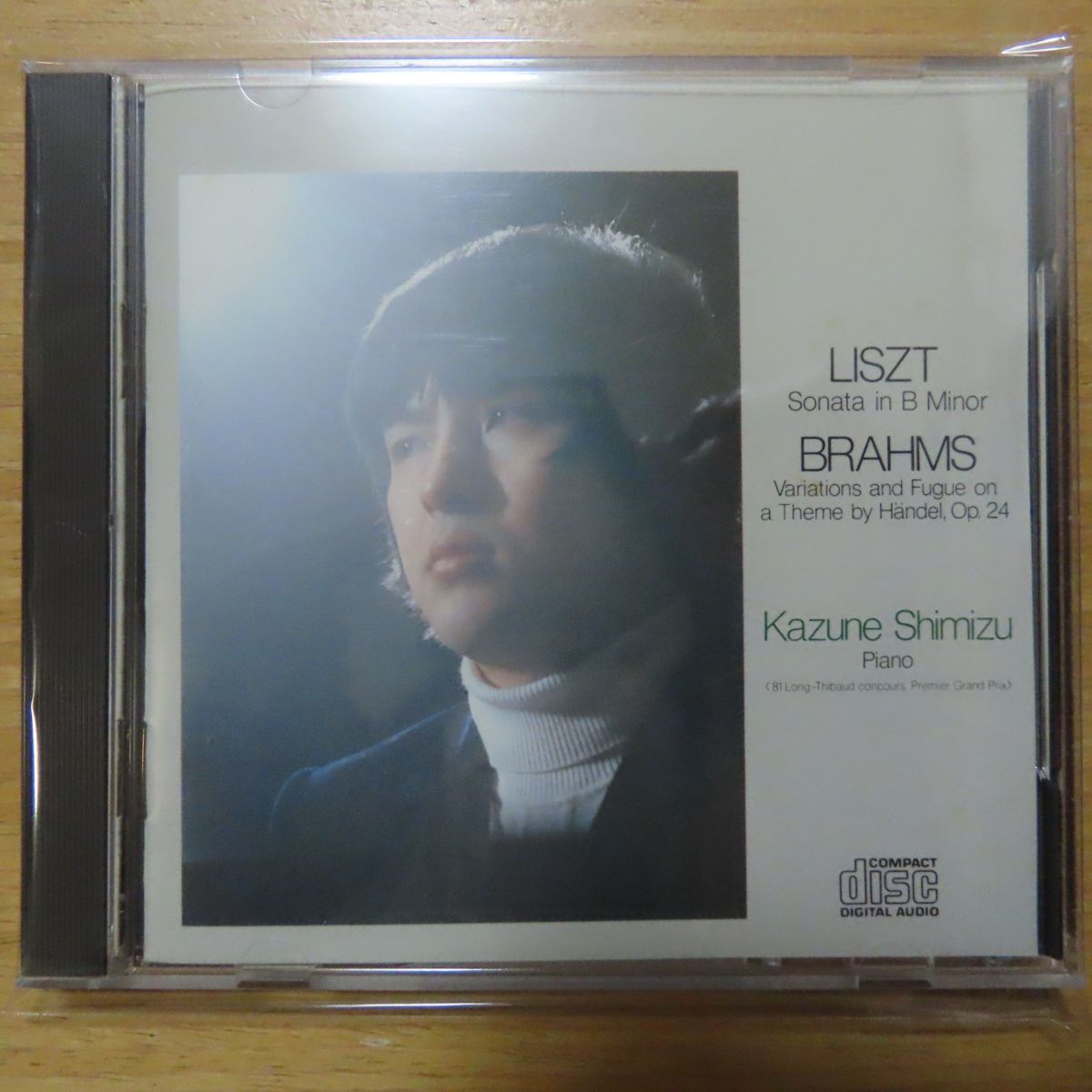 31014382;【CD/SONY初期盤/刻印あり】清水和音 / LISZT: PIANO SONATA/BRAHMS: HANDEL VARIATIONS(38DC29)