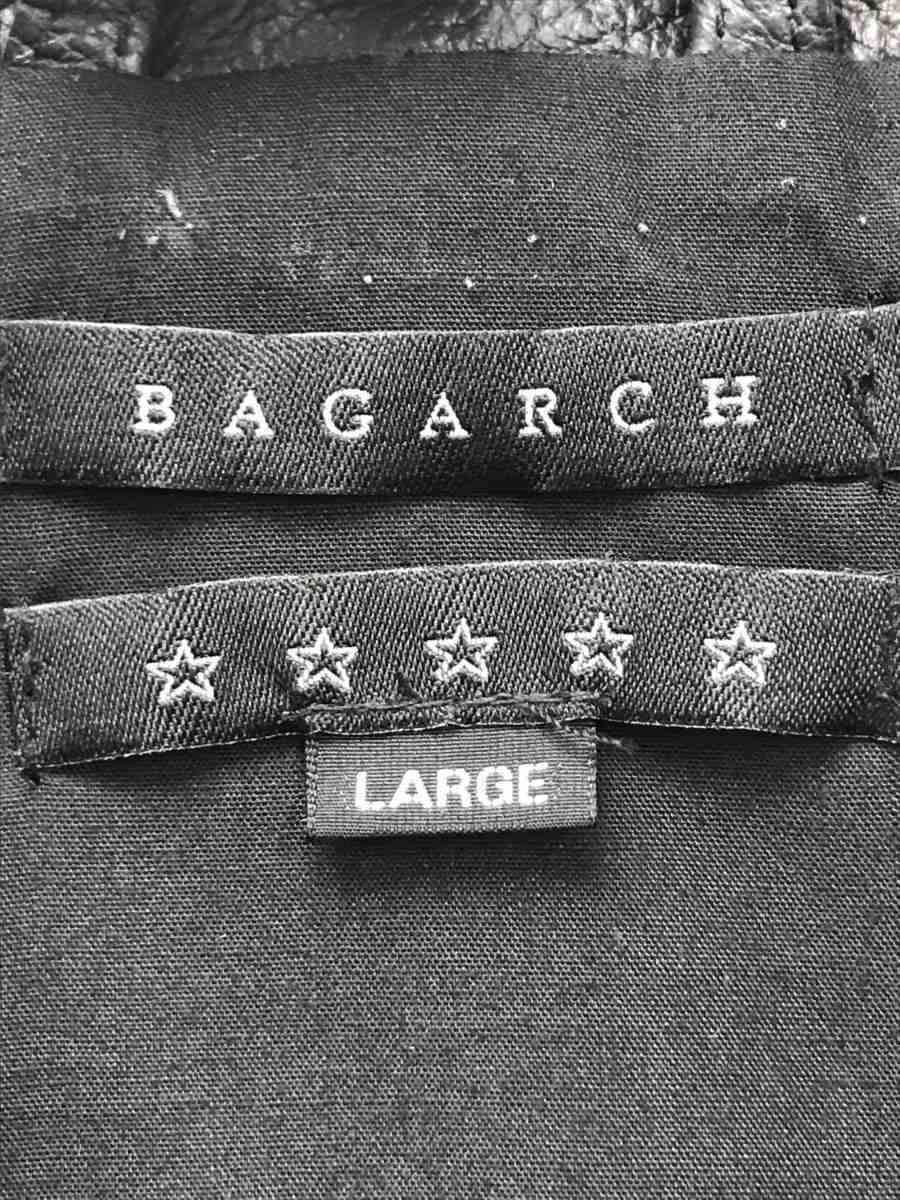 BAGARCH(バガーチ) ⁄ COW LEATHER VEST⁄ベスト⁄L⁄牛革⁄BLK⁄⁄