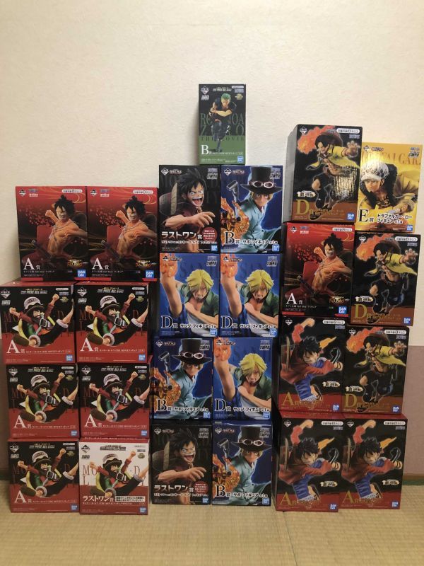 未開封 ワンピース フィギュア セット まとめ 大量 25体 フィギュアセット ONE PIECE 同梱可 一番くじ B