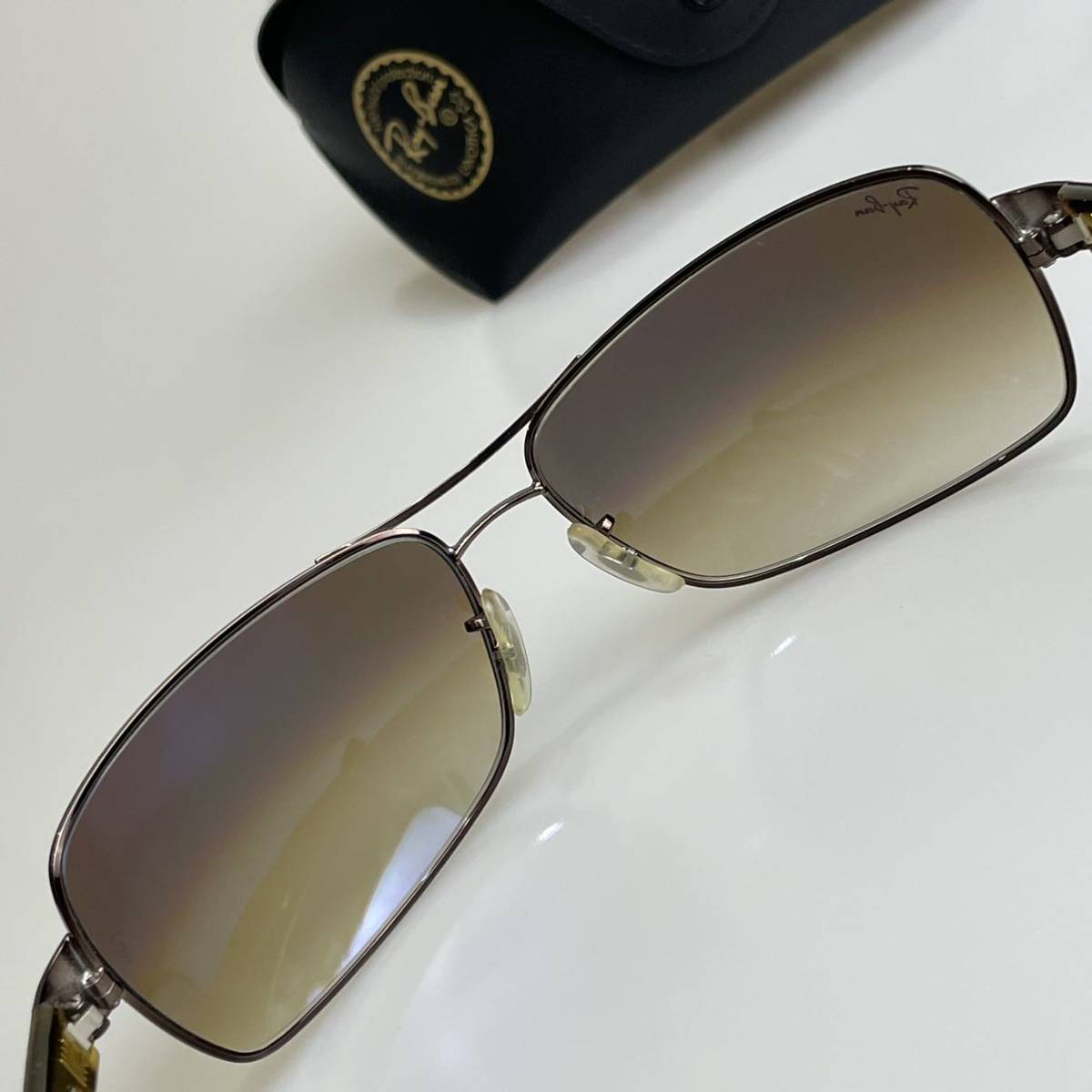 美品!!Ray-Ban レイバン サングラス RB3379 014/51 ブラウン 
