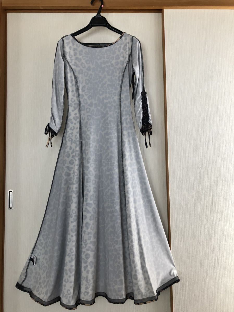 社交ダンス ワンピース ヒョウ柄！(美品) 状態は中古ですが美です